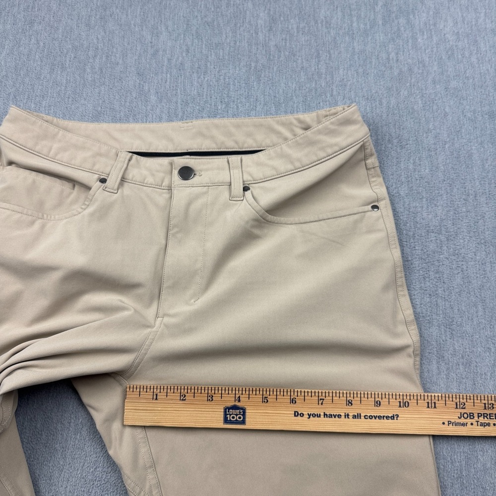Lululemon Pants Mens 31 Brown ABC Pant Classic Warpstreme 31" Chino M5967S - Picture 7 of 13